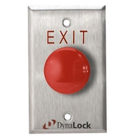 DynaLock 6211 Palm Switch Button Alternate-Action, Faceplate Signage