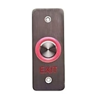 DynaLock 6620E-US32D Electric Push Button Switch with Exit Faceplate, 10-24V DC, Narrow