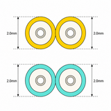 Cleerline CTG-S4E-02SUSU-15m SSF™ OM4 SC/UPC-SC/UPC Patch Cord 2.0mm 15m