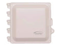 AccelTex ATS-00461 6x6x4 Polycarbonate Enclosure, Solid Door, Latch Lock, Cord Grip, Blank Back Plate