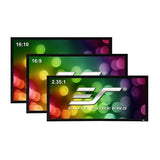 Elite Screens ER200WH2 SableFrame 2 Series Fixed Frame Projection Screen, 174"