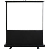 Elite Screens F95XWH2 ezCinema 2 Floor Pull-Up Projection Screen with MaxWhite 2, Black, 95"