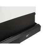 Elite Screens FTE122H3 Kestrel Tab-Tension 3 Series Electric Floor-Rising Projection Screen, CineWhite Screen Material, 122", Matte White