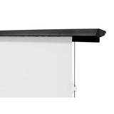 Elite Screens FTE122H3 Kestrel Tab-Tension 3 Series Electric Floor-Rising Projection Screen, CineWhite Screen Material, 122", Matte White