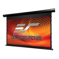 Elite Screens TE150HR3-DUAL 150" Tensioned Electric Projector Screen, 73.6"x130.7", Black Casing