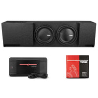 Loaded 2 x 12" Subwoofer Enclosure for 2009 - UP Ford F-150 Crew Cab 2017-2026 Super Duty F-250 / F-350 Crew Cab