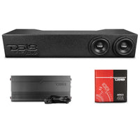 Loaded 2 x 8' Subwoofer Enclosure for 2019 - 2026 RAM Trucks - front view | Silarius
