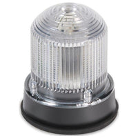 Kidde 125XBRMW24DB Multi-Mode LED Beacon, Steady-On / Flashing LED, 24VDC, 0.215A, White LED, Black