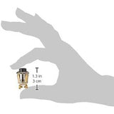 Edwards Signaling 694-B Low Voltage Non-Illuminated Pushbutton, 3/4" Dia x 1-7/32" H, 1-NO Contact, Extended / Raised Button Operator, Black