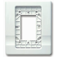 Edwards Signaling EG1T Genesis Trim Plate, No Marking, White