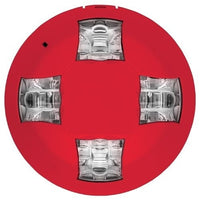 Kidde EGCVHRN Ceiling Mount High Candela Strobe, No Marking, Red