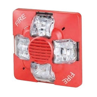 Kidde EWGVRF WGVRF Outdoor Strobe, 15-30CD, "FIRE", Red
