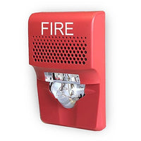 Kidde EG1AVRF Genesis LED EG1 Compact Wall Horn/Strobe, 15-75cd, FIRE Marking, Red (EG1F-HDVM Replacement)