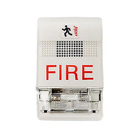 Kidde EG1F-CVM Genesis Chime/Strobe, Wall Mount, 15-95 CD, FIRE Marking, 24VDC, White