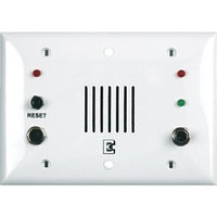 EEI 900-555 Staff/Patient Station, Push Button and Call Jack, LED Indicators, 3-Gang Mount, White