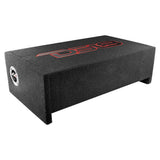 10" Loaded Shallow Down Fire Subwoofer Enclosure 300 Watts Rms