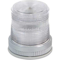 Edwards Signaling 105XBRMW24D XTRA-BRITE LED Adverse Location Signal LEDs with Clear Lens, 24VDC, 0.215A, White