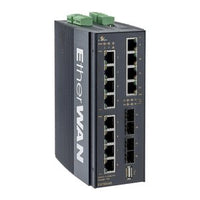 EtherWAN EX78924E-0VB Hardened Managed Switch, LL3 GGBT Ethernet Switch, -40°C to 75°C