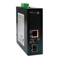EtherWAN EL2242-BT Hardened Gigabit 90W PoE Media Converter