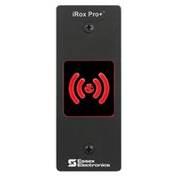 Essex IRXPO-1B iRox Plus Narrow Dual Frequency Reader with MultiCLASS SE, Wiegand/OSDP, Black Faceplate