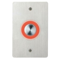Essex PEB-2SBLANK PEB Series Single Gang Piezoelectric No Graphics Switch, Stainless-Steel Faceplate