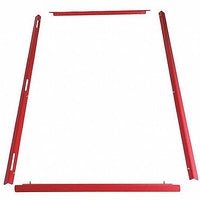 Kidde F-TRIM10R Semi Flush Trim Kit for 10 zone enclosures, Red