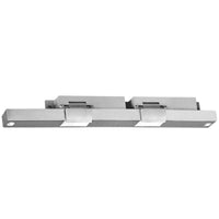 HES 310-4-1-12D-630 Folger Adam 310-4-X Series Vertical Surface Mounted Electric Strike, 12V, Spacing Between 4" and 4-3/4", Satin Stainless Steel
