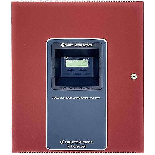 Fire-Lite MS-10UD-7 10-Zone, 24V Fire Alarm Control Panel with Backbox and FLPS-7 Power Supply