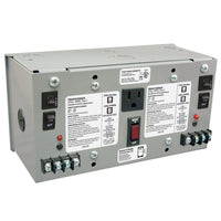 Functional Devices PSH100A100AB10 Dual 100VA AC Power Supply, 120VAC to 24VAC, UL Class 2, 10A Breaker