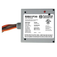 Functional Devices RIB01P30 Enclosed Relay, 30A, DPST, 120VAC