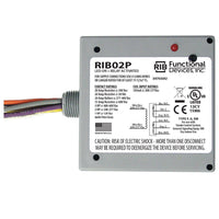 Functional Devices RIB02P Enclosed Relay 20A DPDT 208-277VAC