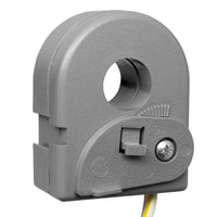 Functional Devices RIBXKF Enclosed Solid-Core AC Current Sensor Switch, 0.25–150A, Fixed Threshold, Wire Leads