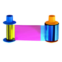 HID 045230 Fargo YMCKO Cartridge with Cleaning Roller for DTC4500E, 700 Images