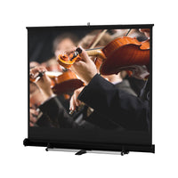 Da-Lite 98040 115" Floor Model C Manual Front Projection Screen, 4:3, Matte White