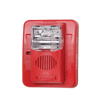 Gentex GEC24-15/75WW Low Profile Evacuation Horn/Strobe, 15/75CD, Wall Mount, White Faceplate