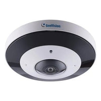 GeoVision GU-GFER12800 AI 12MP H.265 Super Low Lux IR Fisheye Rugged IP Camera, 1.65mm Fixed L