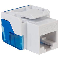 ICC IC107E5CWH CAT5e RJ45 Keystone Jack, EZ Style, 25-Pack, White
