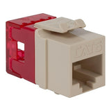 ICC IC107F6TIV CAT6 Keystone Jack, 10-Pack, Ivory