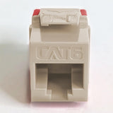 ICC IC107F6TIV CAT6 Keystone Jack, 10-Pack, Ivory