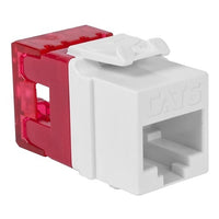 ICC IC107F6TWH CAT6 Keystone Jack, 10-Pack, White