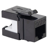 ICC IC107GACBK CAT6A Keystone Jack, Pack of 25, Black
