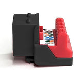 ICC IC107L6TBK CAT6 RJ45 Female Keystone Jack for EZ Style, 10-Pack, Black