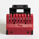 ICC IC107L6TBK CAT6 RJ45 Female Keystone Jack for EZ Style, 10-Pack, Black