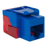 ICC LIC107L6TB Keystone Jack, Module CAT6 EZ, 10-Pack, Blue