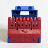 ICC LIC107L6TB Keystone Jack, Module CAT6 EZ, 10-Pack, Blue