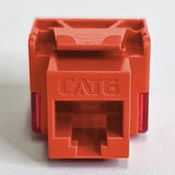 ICC IC107L6TOR Keystone Jack, Module CAT6 EZ, 10-Pack