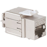 ICC IC107SACA0 CAT6a Shielded Modular Connector, 25 Pack, White