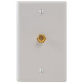 ICC IC630EG0WH Single-Gang Faceplate, F-Type Connector, White