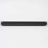 ICC ICMPP24CPA Patch Panel Cat6a Feed-Through 24-Port 1RU RJ45