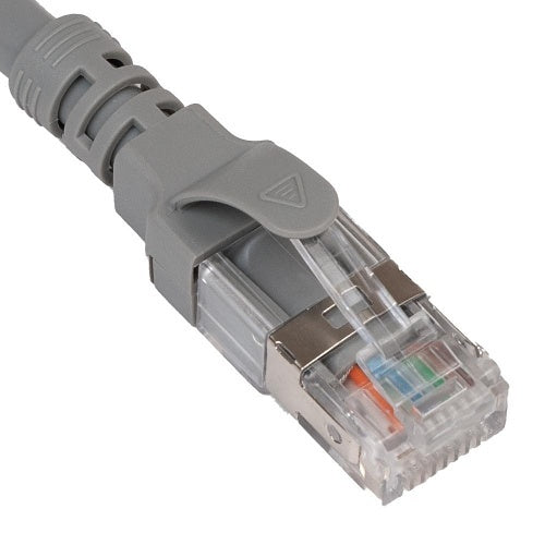 ICC ICPCSX01GY GY VALUEP CAT6a Patch Cord, Unshielded Foiled Twisted Pair, 10-Pack, 1'